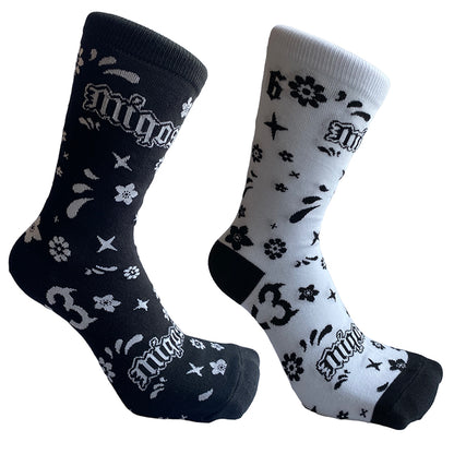 MiQo SOX Black / White 2-Pack-Bundle