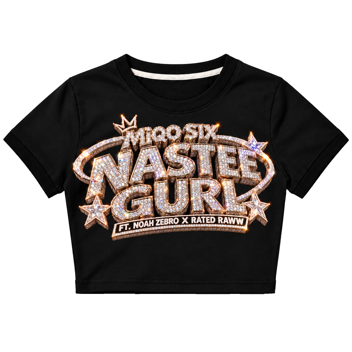nastee gurl cropped tee [restock waitlist]